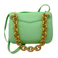 Load image into Gallery viewer, Bottega Veneta Wasabi Calfskin Mount Envelope Bag