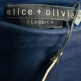 Load image into Gallery viewer, Alice + Olivia Sapphire Goat Leather Mini Skirt
