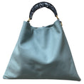 Load image into Gallery viewer, Marni Light Blue Medium Venice Leather Hobo Bag