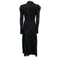 Load image into Gallery viewer, Richard Quinn Black Sequined Twist-Front Midi Dress