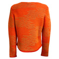 Load image into Gallery viewer, Chanel RARE Orange / Tan Ribbed Cashmere Knit Pullover Sweater with CC Logo Plaque