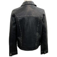 Load image into Gallery viewer, The Kooples Black Leather Jacket with Studs