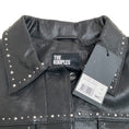 Load image into Gallery viewer, The Kooples Black Leather Jacket with Studs