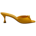 Load image into Gallery viewer, Manolo Blahnik Deep Yellow Pertinanu Sandals