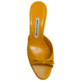 Load image into Gallery viewer, Manolo Blahnik Deep Yellow Pertinanu Sandals