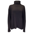 Load image into Gallery viewer, Maison Ullens Brown Long Sleeved Cashmere and Silk Knit Turtleneck Sweater