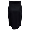 Load image into Gallery viewer, Hermes Black 2022 Inverted Pleated Wool Belted Skirt
