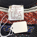Load image into Gallery viewer, Stella Jean Black Multi Sleeveless V-Neck Wool Knit Jacquard Vest
