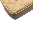 Load image into Gallery viewer, Chanel Beige Quilted Caviar Leather Chain Strap Single Flap Handbag with Gold Hardware