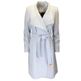 Load image into Gallery viewer, Ted Baker Light Blue Long Wool Wrap Sandra Coat
