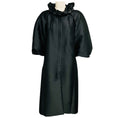 Load image into Gallery viewer, Redux Charles Chang-Lima Black Stone Embellished Satin Coat