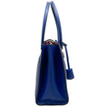 Load image into Gallery viewer, Salvatore Ferragamo Cobalt Leather Marlene Tote