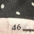 Load image into Gallery viewer, Dolce & Gabbana Black Collared Button Front Crepe Coat with Polka Dot Lining