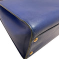Load image into Gallery viewer, Salvatore Ferragamo Cobalt Leather Marlene Tote