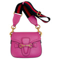 Load image into Gallery viewer, Gucci Pink Leather Lady Web Shoulder Bag
