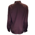 Load image into Gallery viewer, Dries van Noten Burgundy Long Sleeved Button-down Satin Blouse
