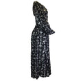 Load image into Gallery viewer, Patou Black / White Fairy Tale Print Buttoned Maxi Dress