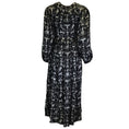 Load image into Gallery viewer, Patou Black / White Fairy Tale Print Buttoned Maxi Dress