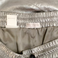Load image into Gallery viewer, Brunello Cucinelli Silver Leather Drawstring Pants
