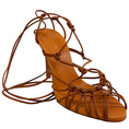 Load image into Gallery viewer, Forte Forte Tan Leather Strappy Sandals