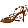 Load image into Gallery viewer, Forte Forte Tan Leather Strappy Sandals