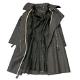 Load image into Gallery viewer, Burberry Charcoal Grey Classic Wool and Cashmere Coat