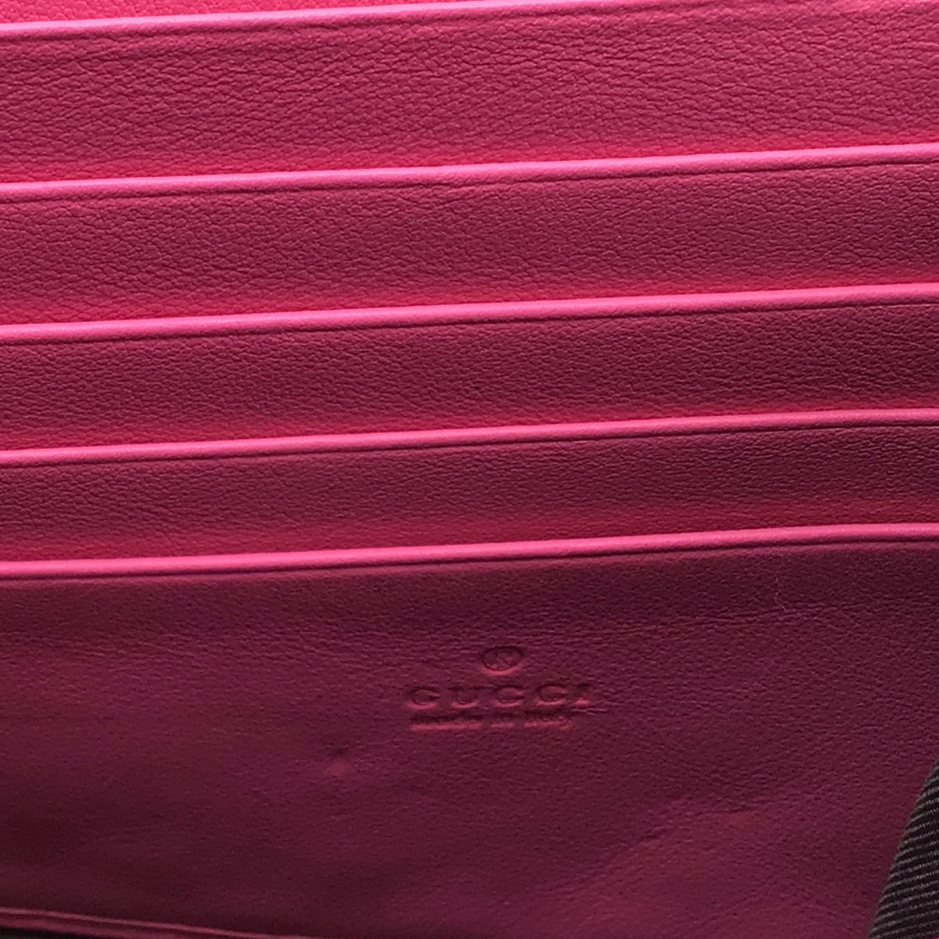 Gucci Beige / Pink GG Supreme Monogram Mini Dionysus Chain Wallet Handbag