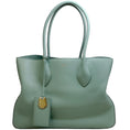Load image into Gallery viewer, Salvatore Ferragamo Light Sage Leather Tote