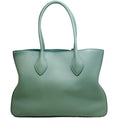 Load image into Gallery viewer, Salvatore Ferragamo Light Sage Leather Tote