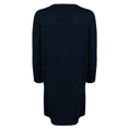 Load image into Gallery viewer, Pologeorgis Navy Blue Wool and Cashmere Coat with Black Beaver Fur