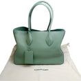 Load image into Gallery viewer, Salvatore Ferragamo Light Sage Leather Tote