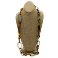 Load image into Gallery viewer, Hermes La Ligne Corne Horn Line Brown Horn Necklace