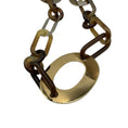 Load image into Gallery viewer, Hermes La Ligne Corne Horn Line Brown Horn Necklace