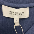 Load image into Gallery viewer, Derek Lam 10 Crosby Midnight Blue Fringe Crepe Dress