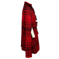 Load image into Gallery viewer, Woolrich Red Plaid Wool Cape with Belt