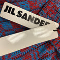 Load image into Gallery viewer, Jil Sander Blue / Red Sleeveless Cotton Knit Mini Dress