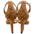 Load image into Gallery viewer, Jimmy Choo Tan / Gold Embellished Cork Edina 85 Sandals