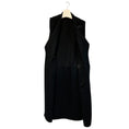 Load image into Gallery viewer, Albino Teodoro Navy Blue Bead Embellished Wool and Angora Long Vest