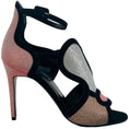 Load image into Gallery viewer, Pierre Hardy Red / Silver Metallic Pumps with Black Suede Trim