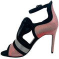Load image into Gallery viewer, Pierre Hardy Red / Silver Metallic Pumps with Black Suede Trim