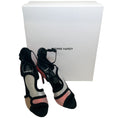 Load image into Gallery viewer, Pierre Hardy Red / Silver Metallic Pumps with Black Suede Trim