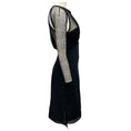 Load image into Gallery viewer, Emilio Pucci Black Netted Lace and Silk Corset Dress