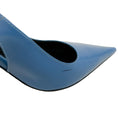 Load image into Gallery viewer, Scanlan Theodore Blue Leather Slingback Pumps