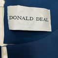 Load image into Gallery viewer, Donald Deal Ivory / Green / Navy Sleeveless Silk Crepe Shift Dress