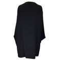 Load image into Gallery viewer, Sybilla Black Cashmere Knit Poncho / Cape