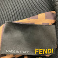 Load image into Gallery viewer, Fendi Brown / Black Mink Fur and Stretch Jacquard Knit FF Bomber Jacket