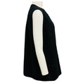 Load image into Gallery viewer, Akris Black Zip Front Sleeveless Cashmere Knit Sweater