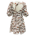 Load image into Gallery viewer, Acler White / Brown Jungle Print Dewey Dress