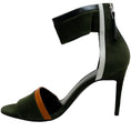 Load image into Gallery viewer, Pierre Hardy Multi Khaki Suede Altissimo Pumps