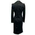 Load image into Gallery viewer, Dolce & Gabbana Black Technical Jersey Midi Coat Dress